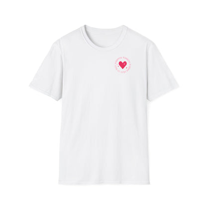 brust print weißes Shirt = working harder than an ugly stripper