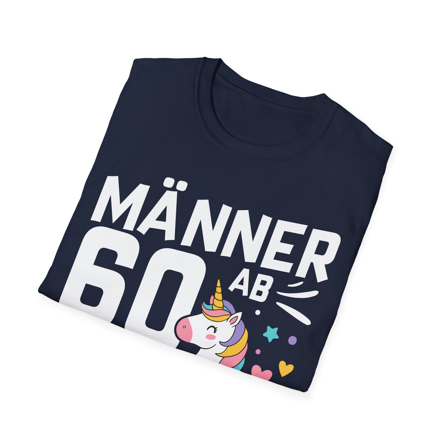 Lustiges Männer T-Shirt 60. Geburtstag | Einhorn Geschenk für Männer