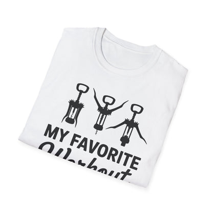 gefaltenes Shirt mit Druck