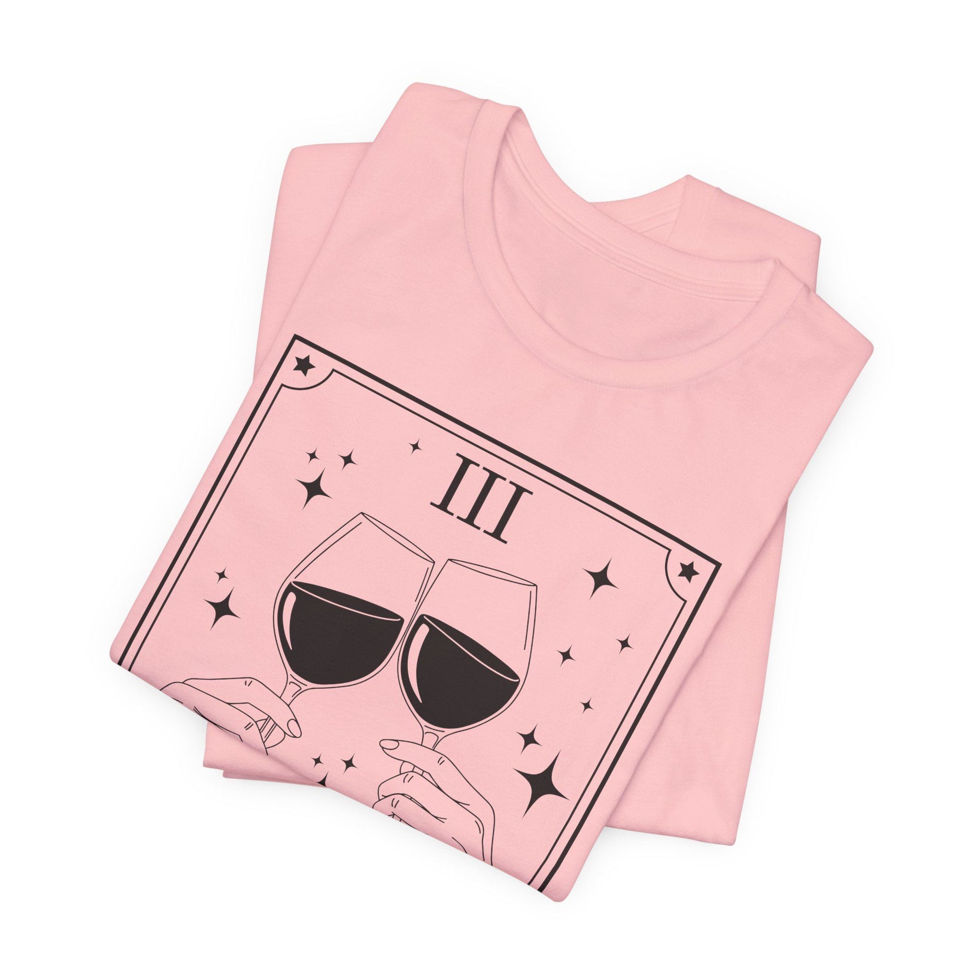 Tarort Karten Designe, 2 Weingläser stoßen an - soft pink