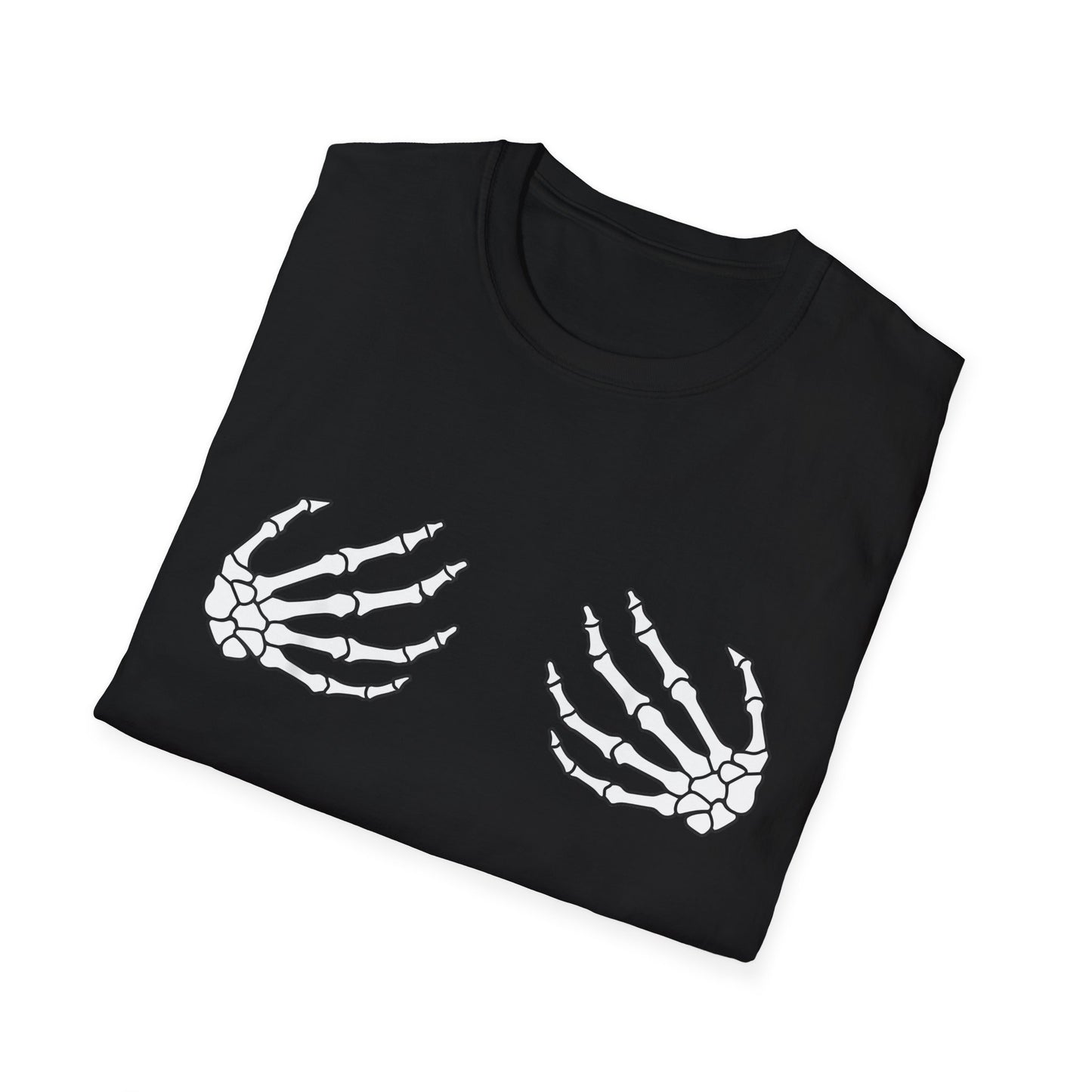 Skelett Hände Unisex T-Shirt – Trendige Halloween Kleidung