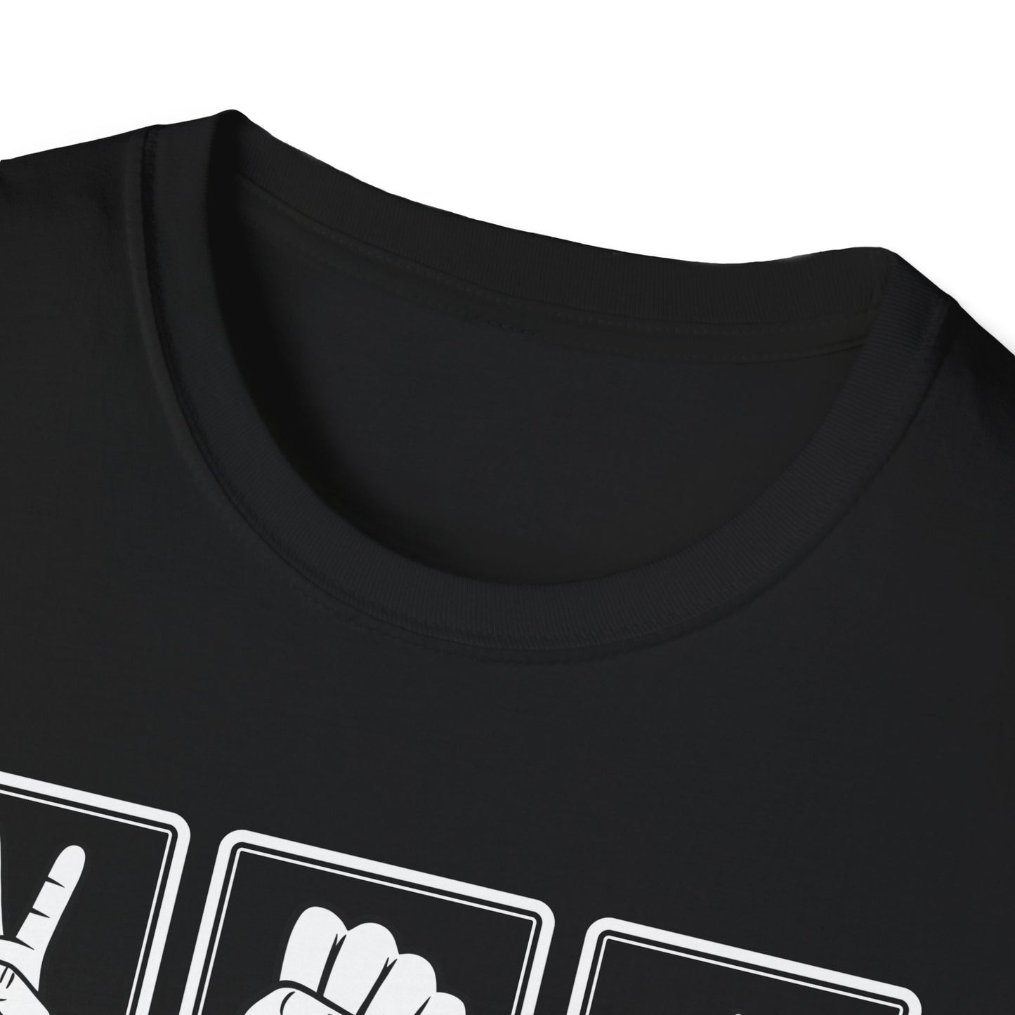 Bier T-Shirt Herren – Lustiges Schere Stein Bier Design für Party & Freizeit