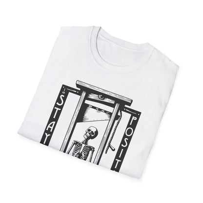 Stay Positive Shirt – Schwarzer Humor mit Skelett. Sarkastisch & stylisch ✓ Für Fans von Dark Humor