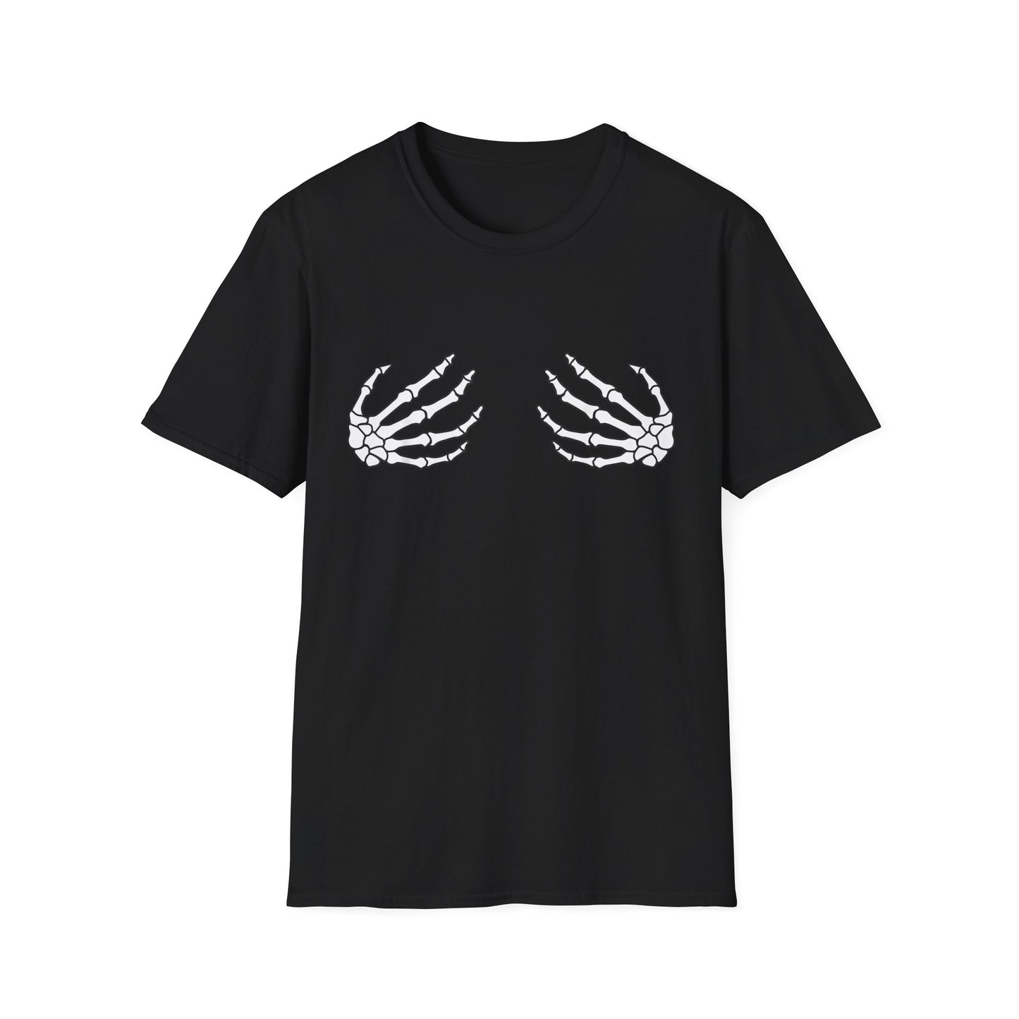 Skelett Hände Unisex T-Shirt – Trendige Halloween Kleidung