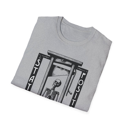 Stay Positive Shirt – Schwarzer Humor mit Skelett. Sarkastisch & stylisch ✓ Für Fans von Dark Humor
