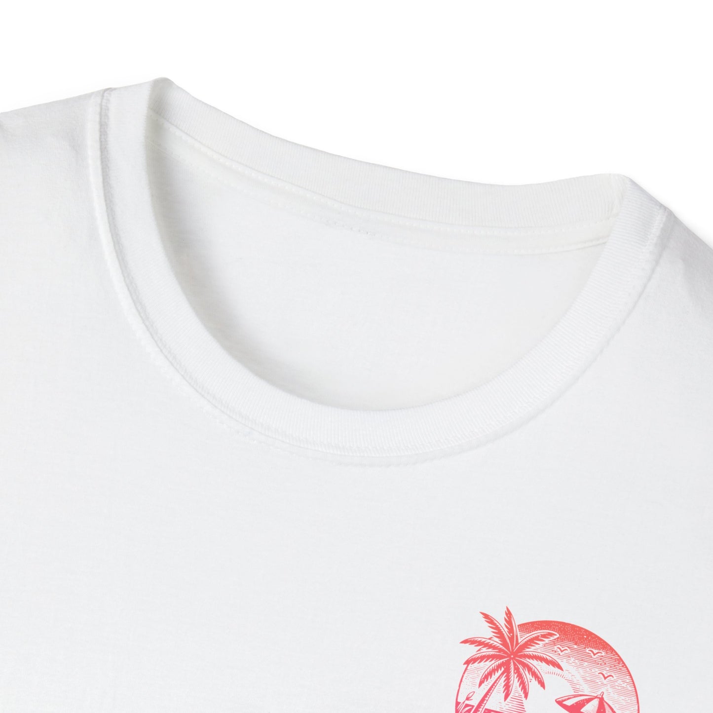 Summer Vibes T-Shirt – Sommer Shirt mit Front- & Rückenprint – Unisex Sommerlook