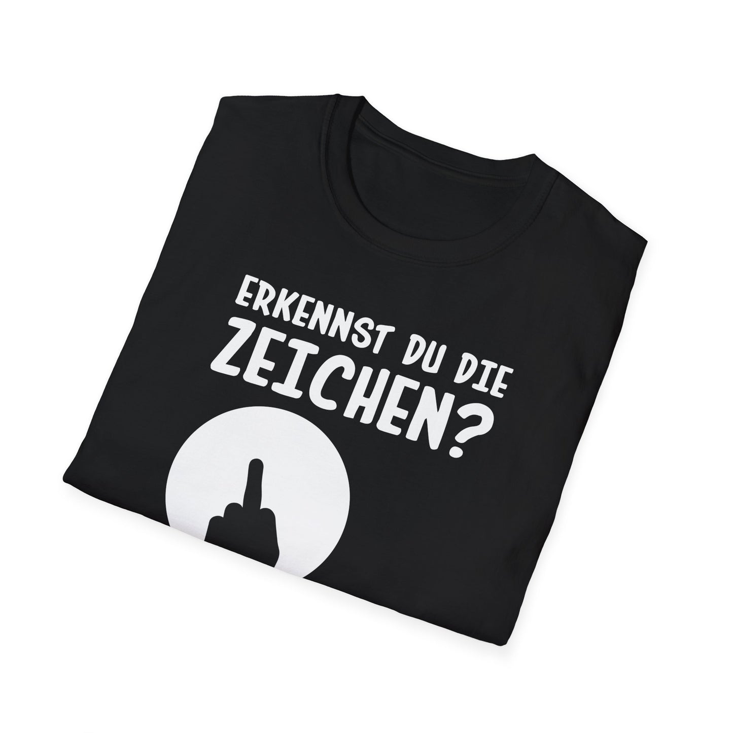 gefaltenes Shirt man erkennt den Druck