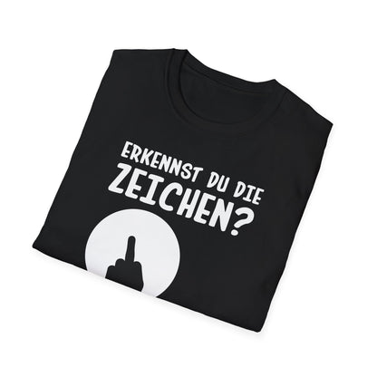 gefaltenes Shirt man erkennt den Druck