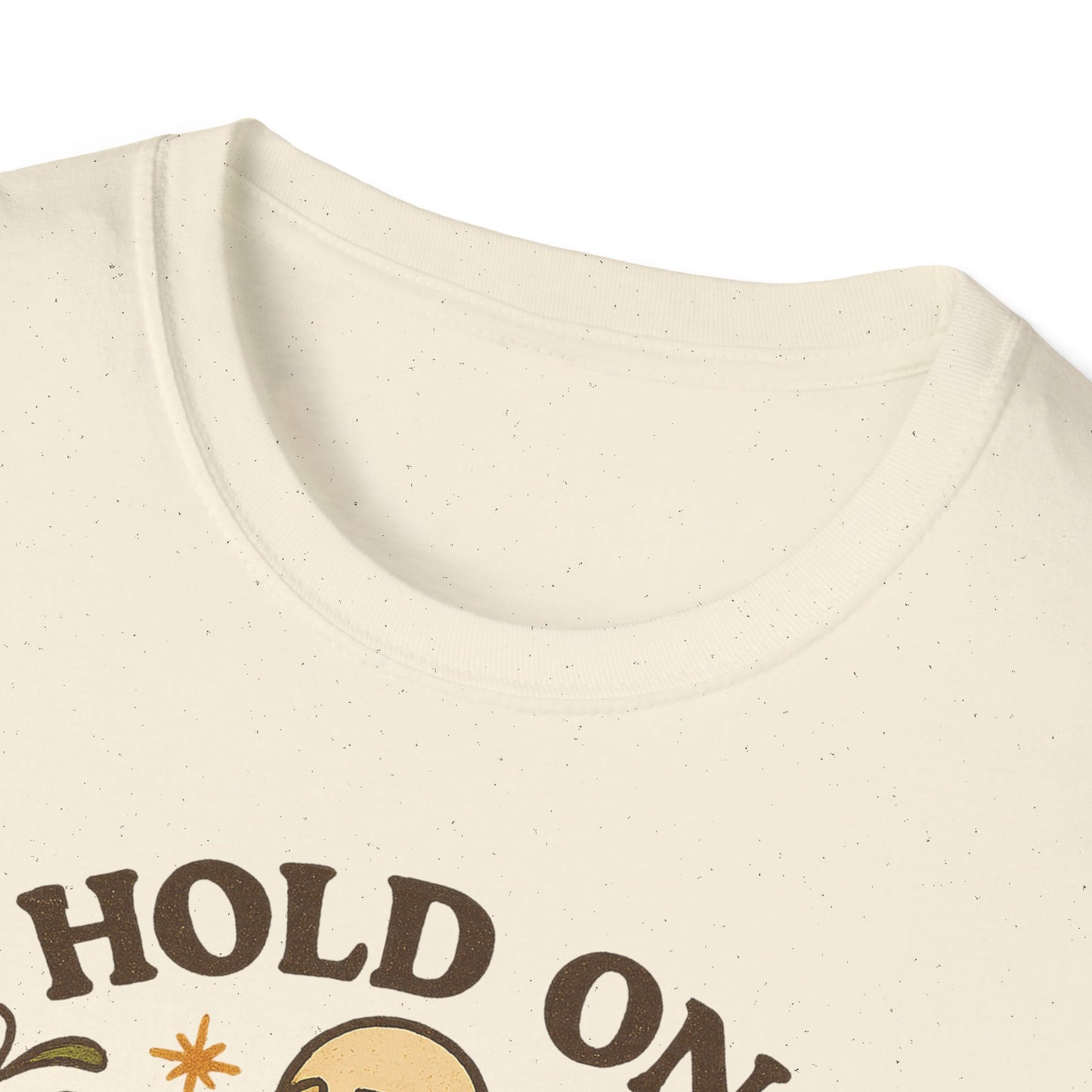 T-Shirt „Hold on – let me overthink this“ – Lustiges Gänse-Design im Retro-Look