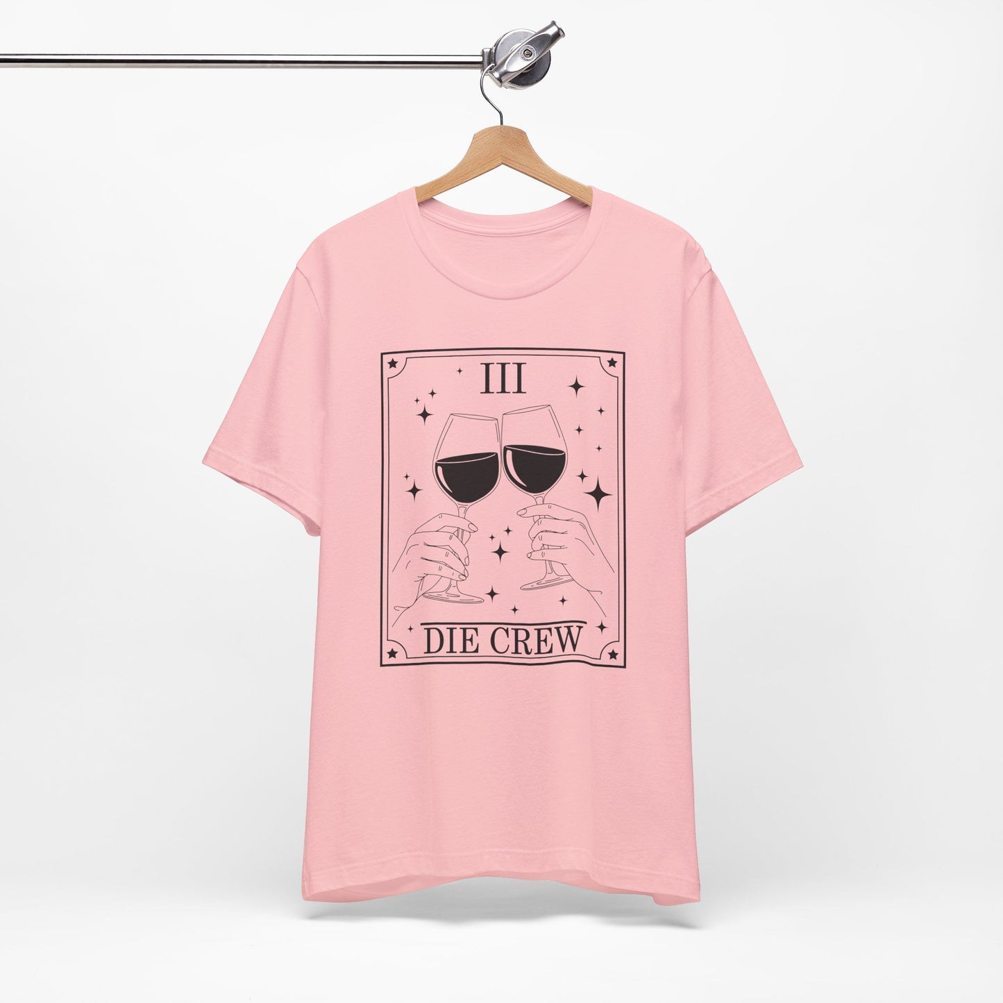 Tarort Karten Designe, 2 Weingläser stoßen an - soft pink