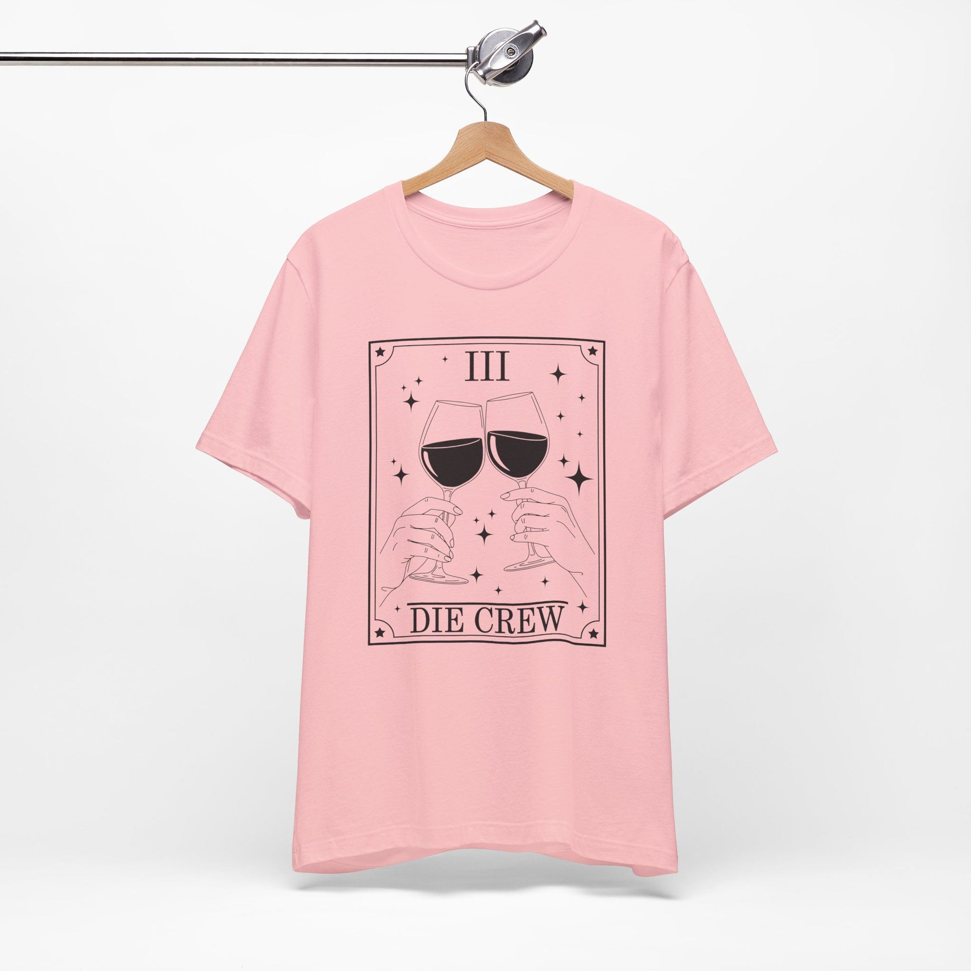 Tarort Karten Designe, 2 Weingläser stoßen an - soft pink