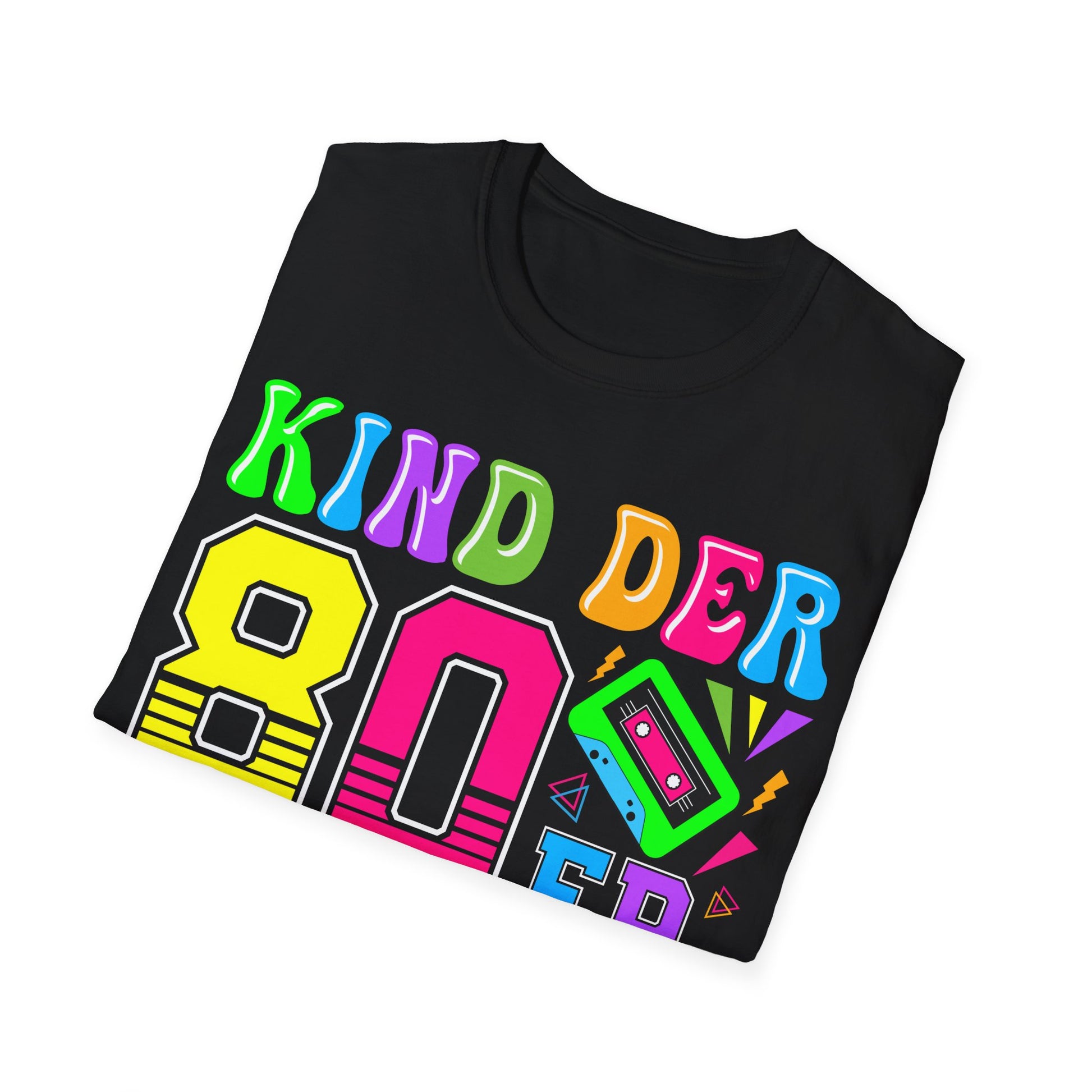 Kind der 80er gefaltenes Shirt