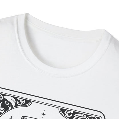 The Wine Tarot T-Shirt – Skelett mit Weinglas im mystischen Unisex Design