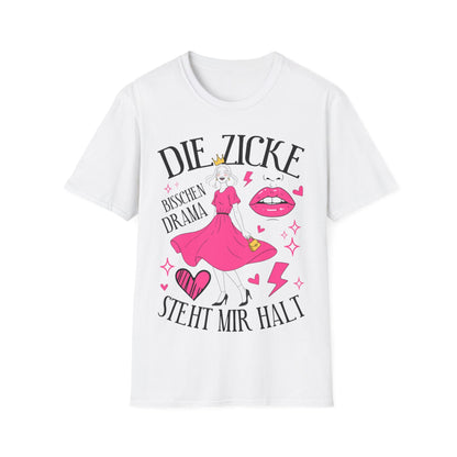 Party T-Shirt Set Frauen – 8 Gruppen Shirts mit Rollen: Zicke, Säuferin, Muddi & Co. – JGA & Festival Outfit