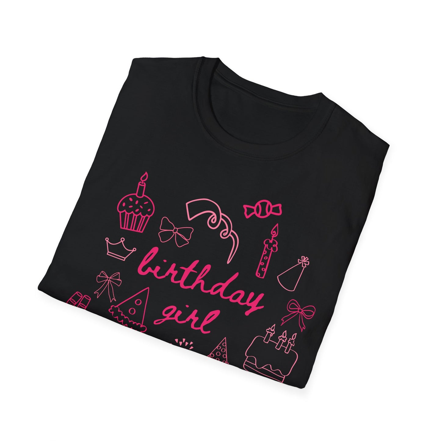 Frau trägt schwarzes „Birthday Girl“ Unisex T-Shirt mit rosa Aufdruck – Geburtstags-Shirt für Frauen

Frau sitzt und trägt schwarzes „Birthday Girl“ Unisex T-Shirt – Lustiges Geburtstags-Outfit