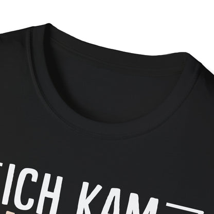 Ich kam, ich sah und hatte direkt keinen Bock T-Shirt – Lustiges Faultier Shirt – Sprüche Funshirt Unisex