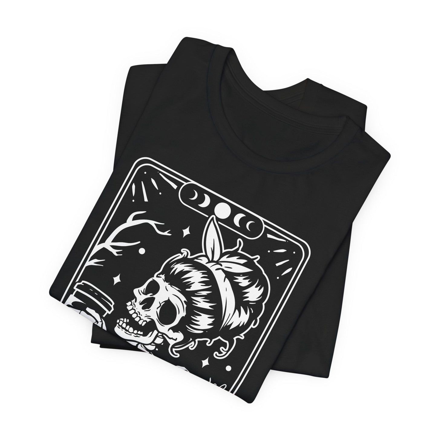 The Mom Tarot T-Shirt – Skelett Design für toughe Mamas