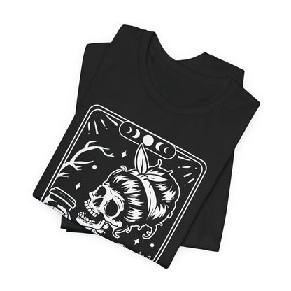 The Mom Tarot T-Shirt – Skelett Design für toughe Mamas