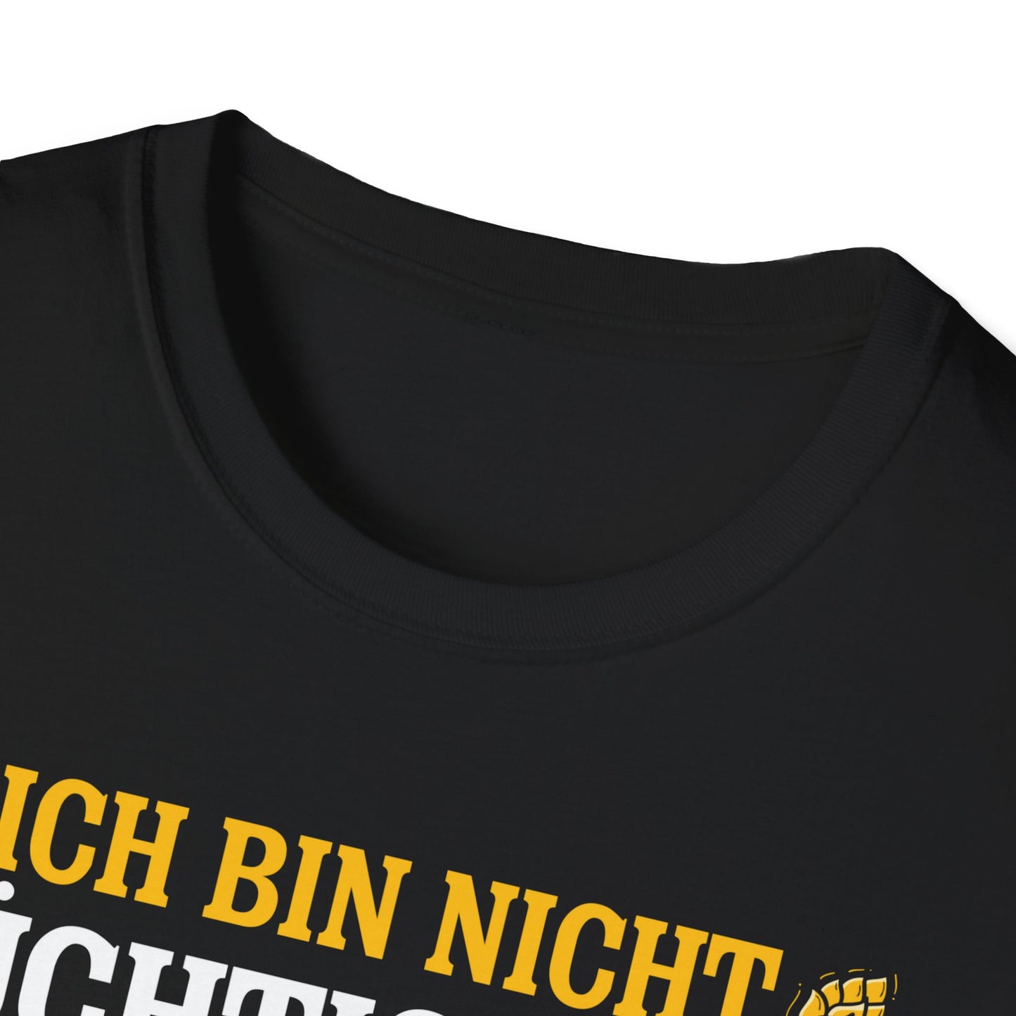 Lustiges Bier T-Shirt – „Ich bin nicht süchtig, nur sehr verbunden“ – Partyshirt für Herren