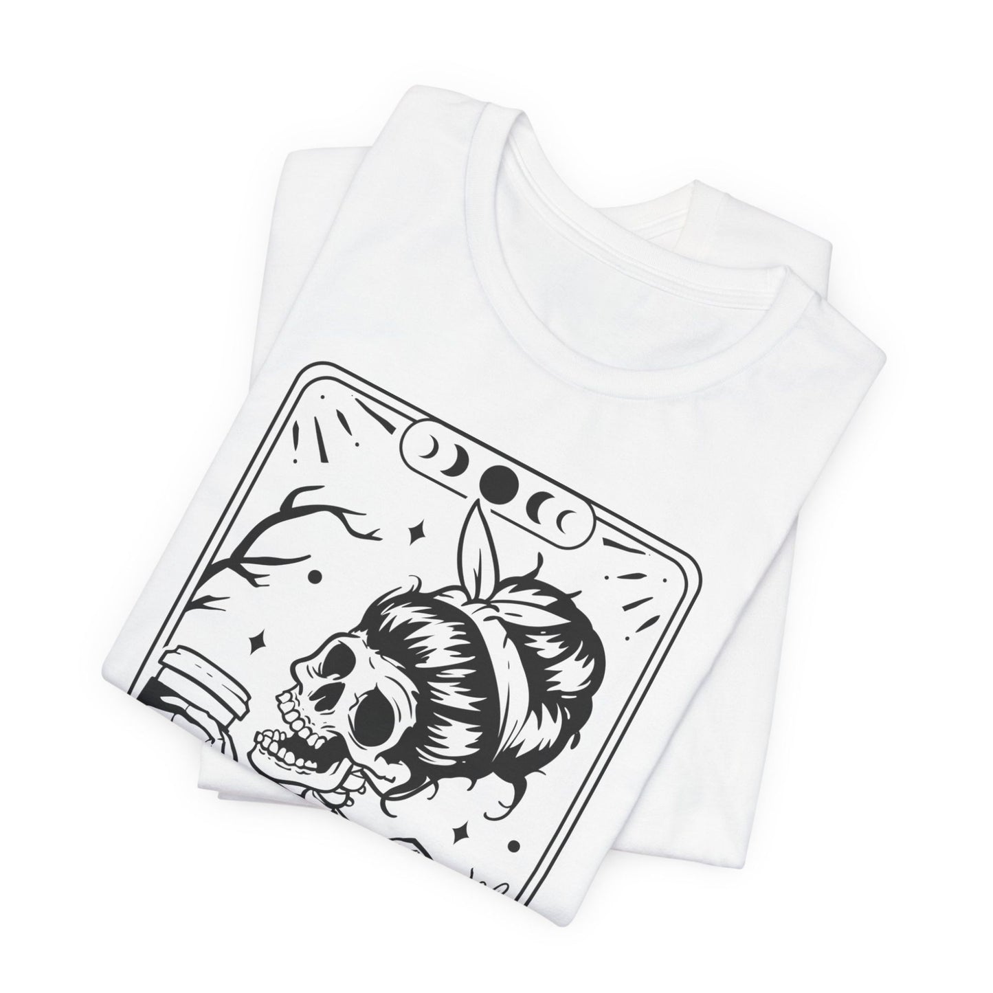 The Mom Tarot T-Shirt – Skelett Design für toughe Mamas