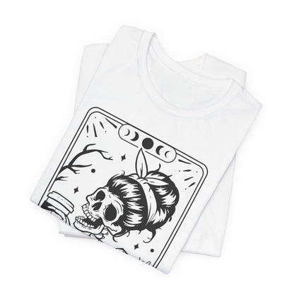 The Mom Tarot T-Shirt – Skelett Design für toughe Mamas