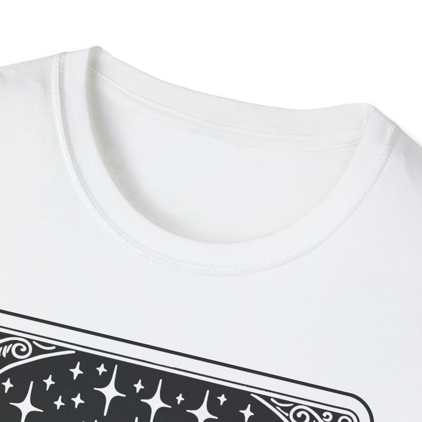The Heart Tarot T-Shirt – Weißes Unisex Shirt mit anatomischem Herz