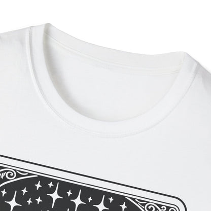 The Heart Tarot T-Shirt – Weißes Unisex Shirt mit anatomischem Herz