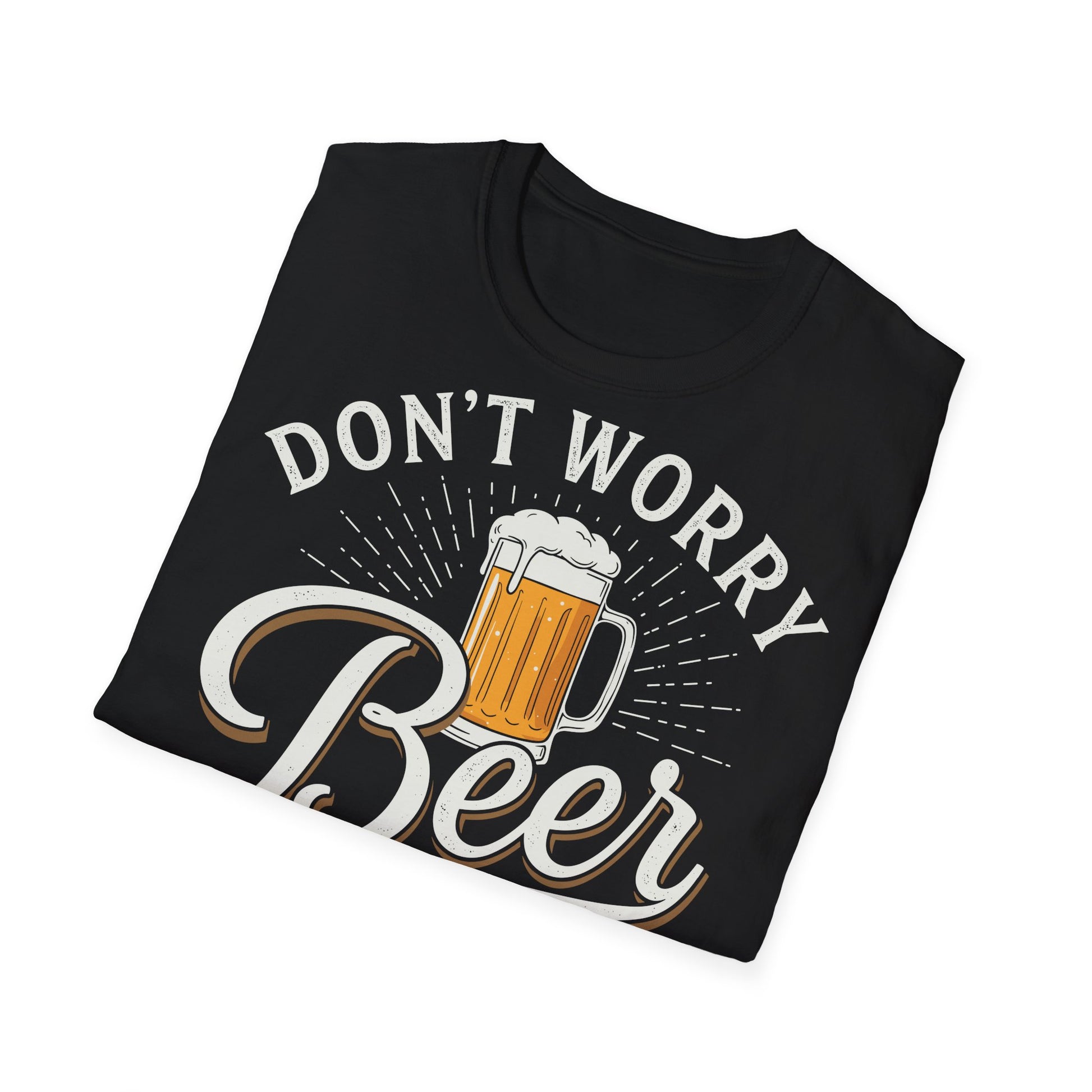 Gefaltenes Shirt mit der Druckqualität