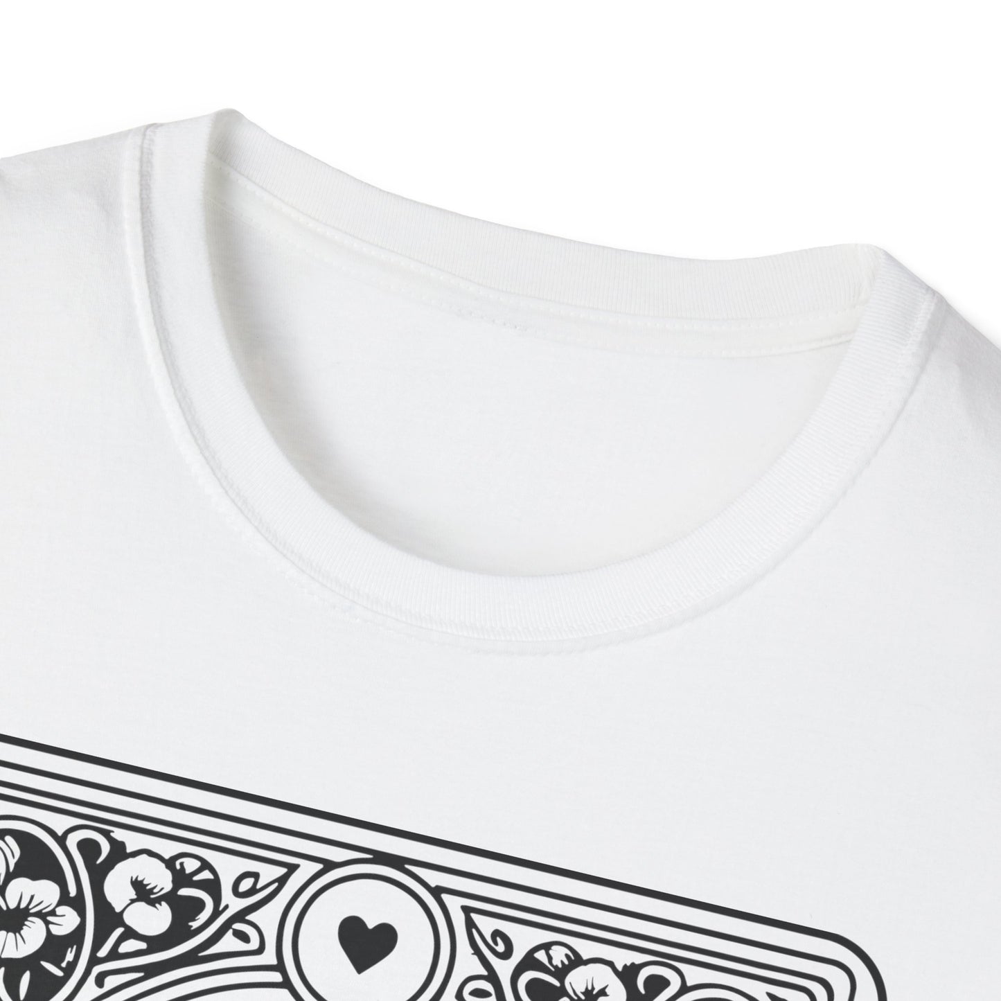 The Beer Tarot T-Shirt – Weißes Unisex Shirt mit Skelett & Bierglas
