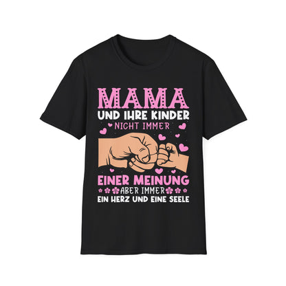 Tshirt Mama und Kinder nicht immer einer meinung, aber immer ein herz und eine seele