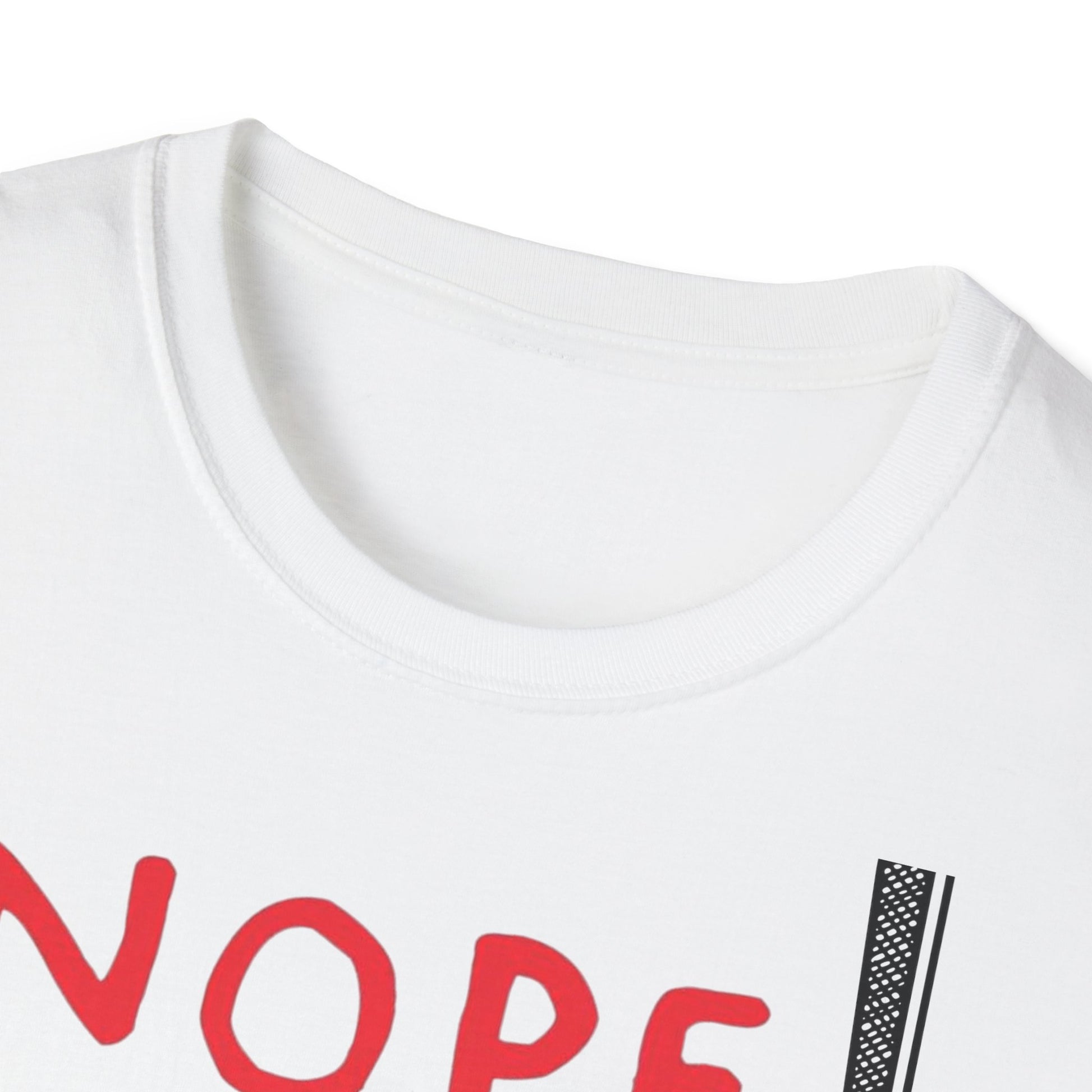 NOPE T-Shirt – weißes Statement Shirt für Damen

Lustiges NOPE Shirt in Grau – Unisex Statement Outfit