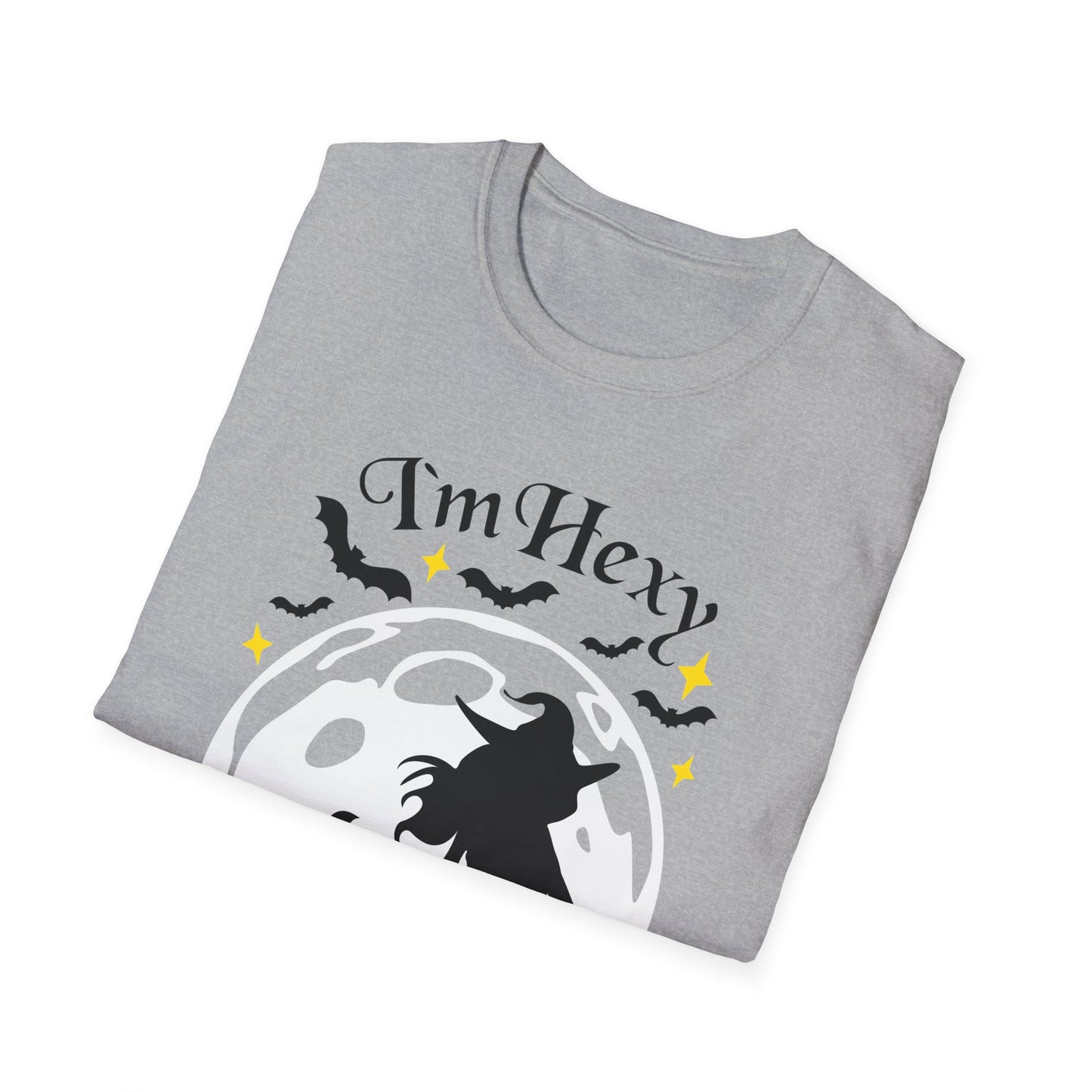 tshirt 'i'm hexy and i know it' doppeldeutig wortwitz basierend auf 'i'm sexy and i know it' hexe mystisch auf besen