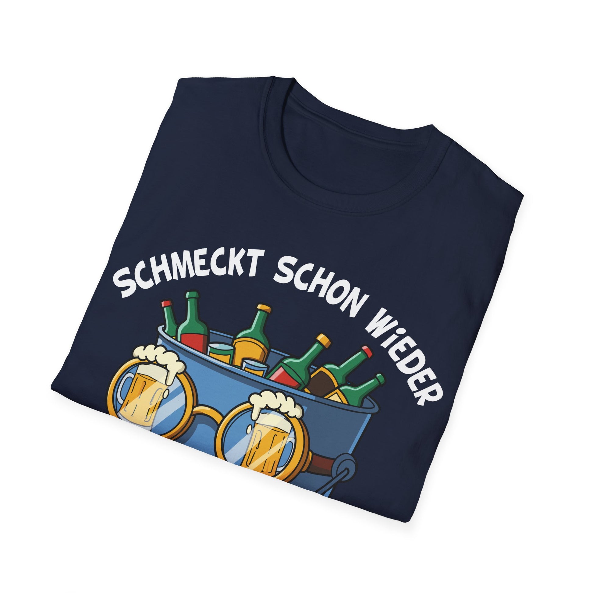 Navy gefaltenes Shirt