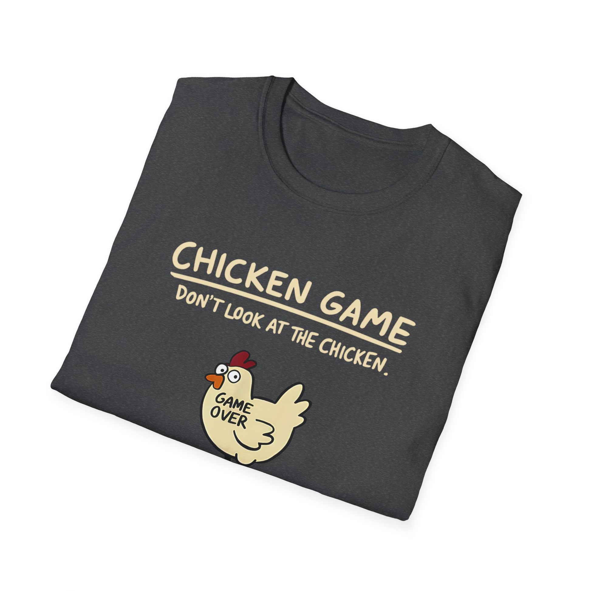 Druck und Rundhalskragen Gefaltenes SHirt