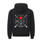 Couple Hoodie mit Initialen & Datum in römischer Zahl