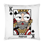 Partner Kissen Set – King & Queen Design mit Namen