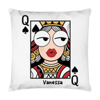 Partner Kissen Set – King & Queen Design mit Namen