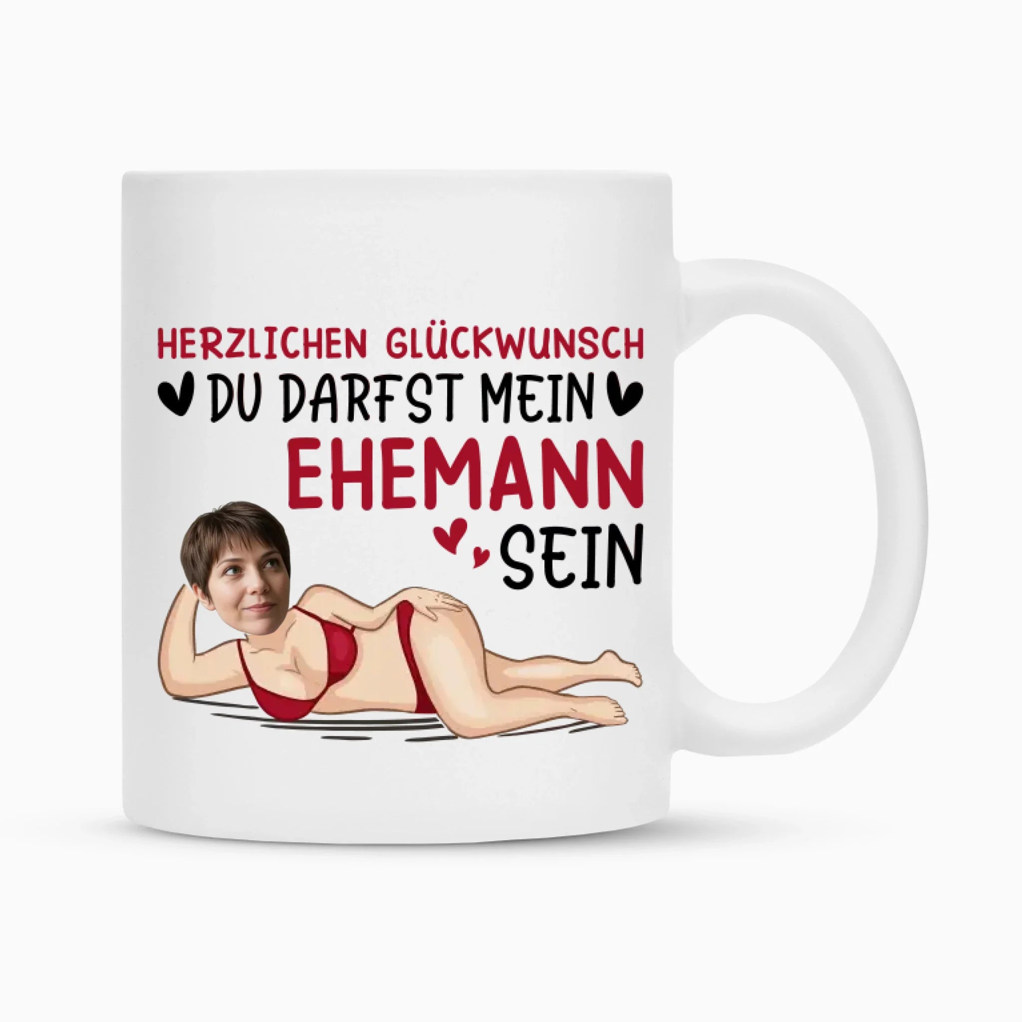Witzige Personalisierte Tasse  – „Du darfst mein Ehemann sein“