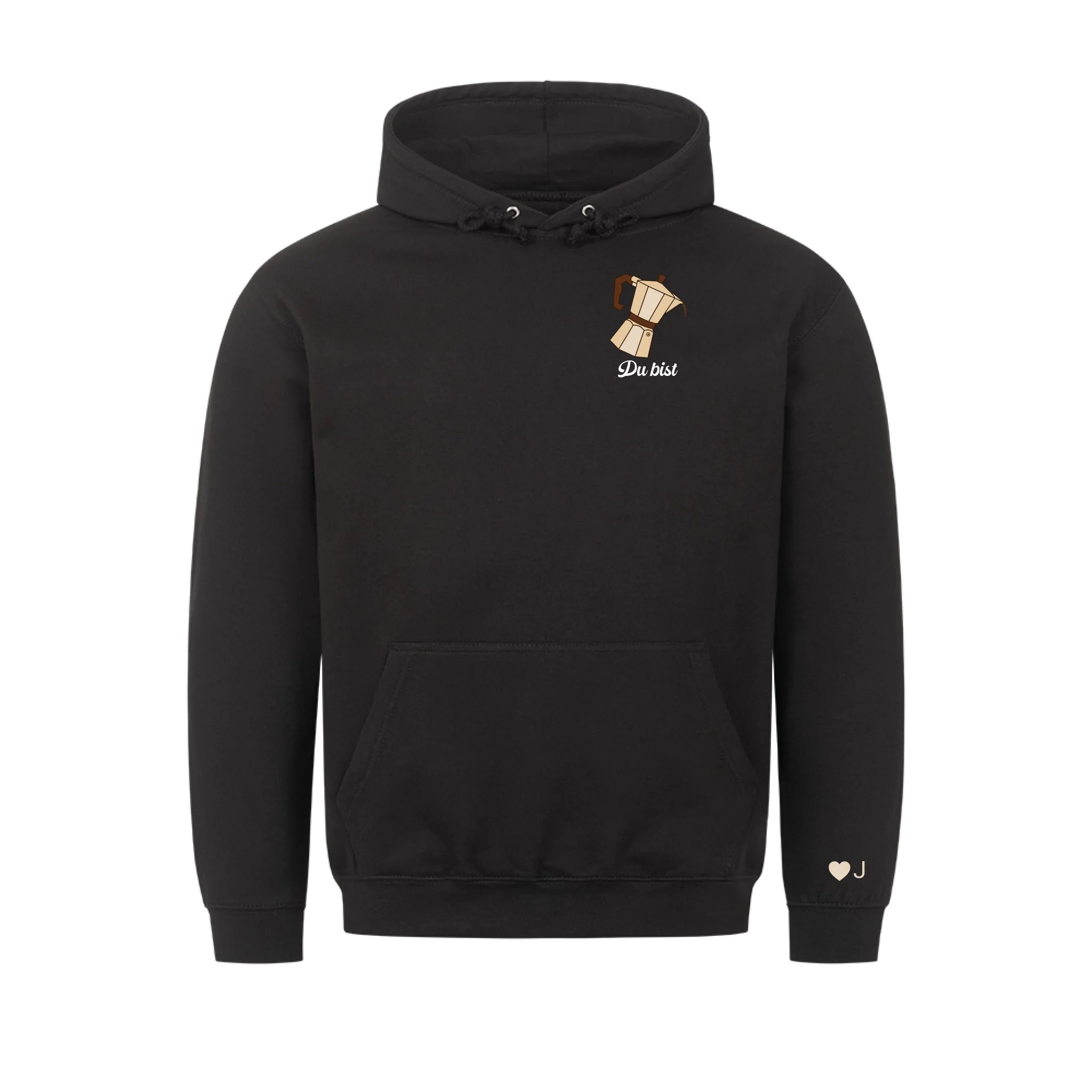 Du bist mein Koffein - Personalisierter Partner Hoodie