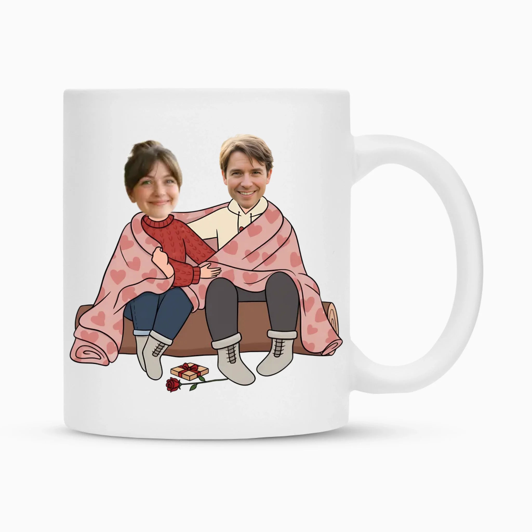 Personalisierte Paar-Tasse mit Foto