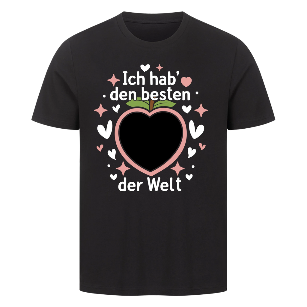 Ich hab' den besten ** der Welt Personalisierbares Foto T-Shirt
