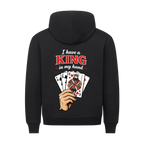Matching Hoodie Set – King & Queen Karten-Motiv + Initiale