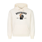 Girlfriend & Boyfriend Hoodie mit eigenem Bild als Comic und Datum personalisiert