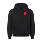 Matching Hoodie Set – King & Queen Karten-Motiv + Initiale