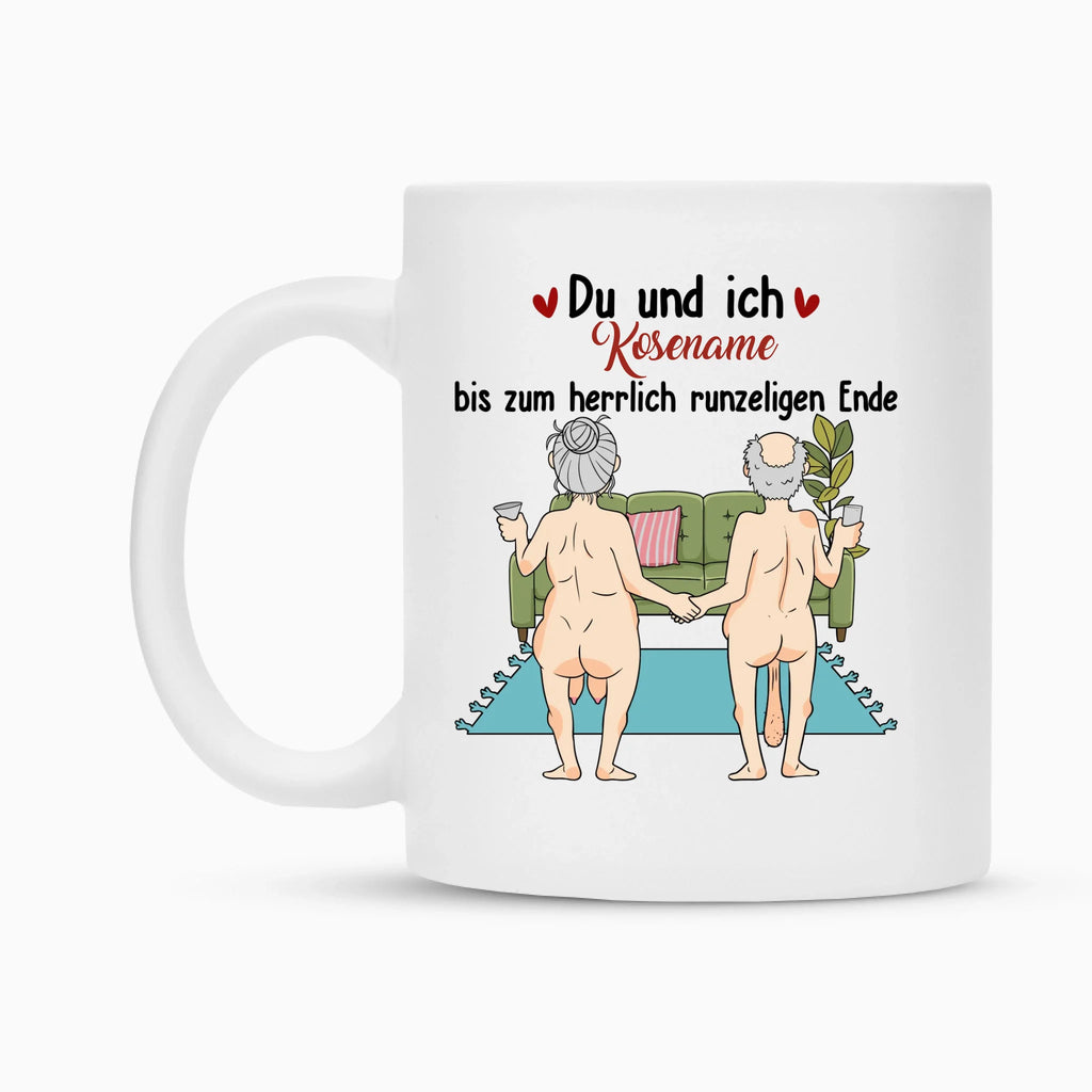 Lustige Tasse mit Kosenamen – personalisierbar für Paare