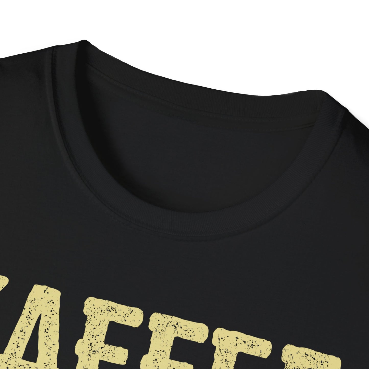 Kaffee T-Shirt – Weil Mord illegal ist – Lustiges Funshirt mit schwarzem Humor