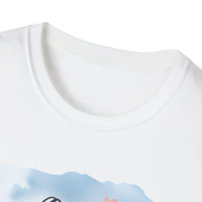 T-Shirt „Ostsee Liebe“ – Maritimes Design mit Strandmotiv & Herz | Perfekt für Küstenfans