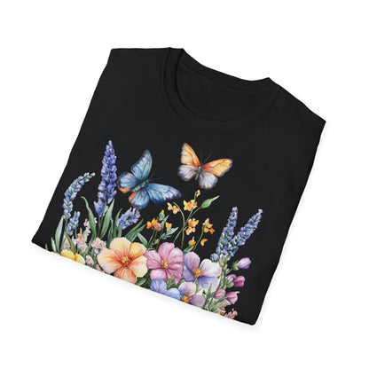 gefaltenes Shirt mit Motiv