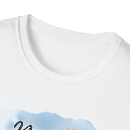 Damen T-Shirt „Nordsee Liebe“ – Maritimes Design mit Strandkorb & Küstenflair