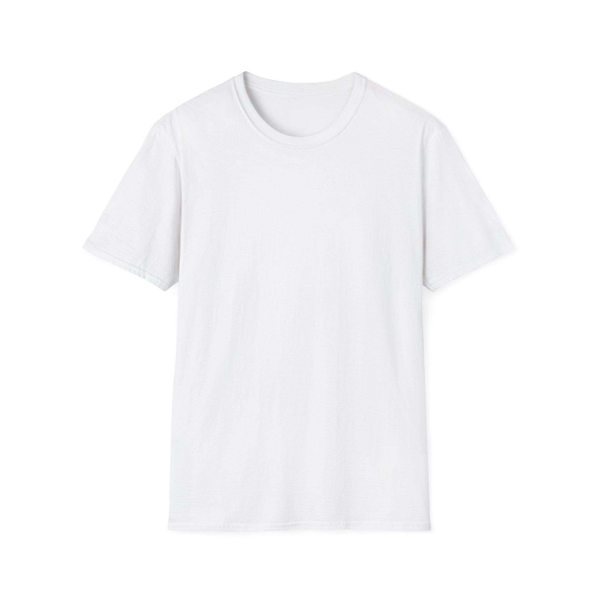weißes Tshirt von vorne ohne druck